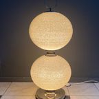 Double Light Sugarball Floor Lamp By John En Sylvia Reid For Rotaflex thumbnail 3