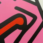 Keith Haring Untitled Family, Licensed By Artestarny And Printed In U.k. thumbnail 5