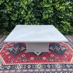 Vintage Carrara Marmeren Salontafel 100X100Cm thumbnail 9