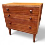 Vintage Design Ladekastje, Massief Hout H63b59d34cm thumbnail 1