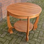Ronde Salontafel In Een Blanke Kleur thumbnail 7