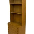Vintage Kast Boekenkast Wandkast Jaren 60 Eiken Design thumbnail 6