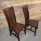 Teakhouten Stoelen Set Van 2 thumbnail 3