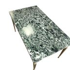 Vintage Groene Marmeren Coffee Table / Salontafel thumbnail 7