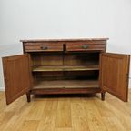 Vintage Frans Dressoir Commode, Ladekast, Badkamermeubel Met Marmer Blad. 30 thumbnail 6