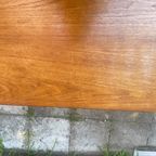 Vintage Teakhouten Salontafel Met Vlechtwerk thumbnail 18
