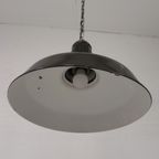 Industriele Hanglamp Met Geemailleerde Stalen Kap thumbnail 7