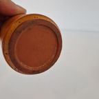 70's Vintage Bloempotje Oranje Minipotje Kamerplant Pot thumbnail 3