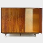 Grote Vintage 5-deurs Kledingkast In Palissander, 1960s thumbnail 5