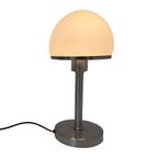 Bauhaus - Table Lamp With Opaline Glass - Attr. To Tecnolumen / Wagenfeld thumbnail 2