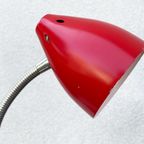 Vintage Rode Hala Zeist Klemspot Lamp / Tafellamp / Bureaulamp / Klemlamp thumbnail 8