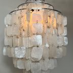 Echte Vintage Schelpen Capiz Hanglamp Lamp Parelmoer thumbnail 7