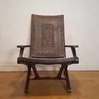 Brutalist Folding Chair Van Angel Pazmino 1974 thumbnail 9