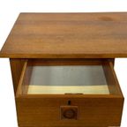 Vintage Bureau Jaren 60 Compacte Werkplek Teak Design thumbnail 12