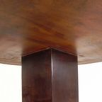 Art Deco Stijl Tafel Met Verschillende Soorten Ingelegd Hout thumbnail 15