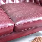 Rundlederen Vintage 2 Zits Chesterfield Bank thumbnail 6