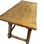 Vintage Houten Bobbin Console Tafel / Sidetable thumbnail 5