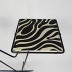 Fifties Bijzettafeltje Met Krantenrek En Cogebi Ornamin Onderdelen thumbnail 12