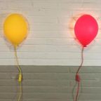 Set Van 2 Vintage Ikea Ballon Wandlampen thumbnail 10