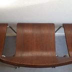 Setprijs  4 Houten Stapelstoelen Retro Stoelen Plywood Ikea Chairs thumbnail 17