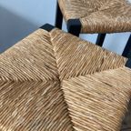 Vintage Rotan Jaren '70 Krukken / Barkrukken / Vintage Rattan Bar Stools thumbnail 8