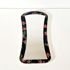 Fifties Vintage Spiegel Wandspiegel Jaren 50 Rozen Spiegel thumbnail 8