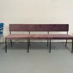 Fest Monday Bench 2-Seat - Black Frame - Paars thumbnail 3
