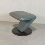 Vintage Leren Leolux Hocker Voetstoel Voetbankje Ottoman thumbnail 5