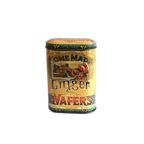 Vintage Biscuit Company Ginger Wafer Blik, Jaren '70 thumbnail 3