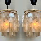 Set Van 2 Capiz Schelpen Schelp Hanglamp Hanglampen Opaline thumbnail 7