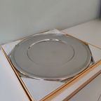Set Van 4 Inox Onderzetborden, Vervaardigd Door Het Gerenommeerde Huis 'jean Couzon'. thumbnail 2