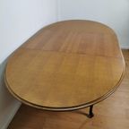 Brocante Queen Ann Ovalen Uitschuifbare Eettafel, Tafel thumbnail 14