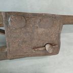 Antieke Bankschroef Met Lange Staart. thumbnail 10