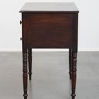 Prachtige Antieke Engelse Lowboy/ Side Table Uit Vroeg 19e Eeuw thumbnail 6