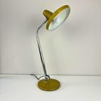 Vintage, Industriële Bureaulamp Faro 70-G – Fase, Okergeel thumbnail 6