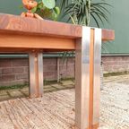 Teakhouten Bijzettafel 60 X 60 Plantentafel Salontafel thumbnail 2