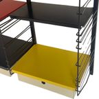 Drentea - 1960’S - Dutch Design - Modulair Wall System With 4 Shelves And Two Drawers thumbnail 5