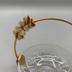 Vintage Mandje Bonbonschaaltje Persglas thumbnail 2