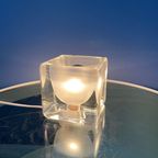 Mid Century Peill & Putzler 'ice Cube' Kubus Glazen Tafellamp thumbnail 3
