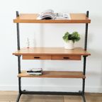 Vintage Modulair, Vrijstaand Wandsysteem, Secretaire Olof Pira thumbnail 9