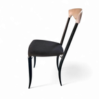 2 X Charme Dining Chair By Fasem Is A Slender, Yet Strong Masterpiece 1980s thumbnail 6