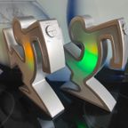Set Osvaldo Cavandoli Keith Haring La Linea Lampen Grijs thumbnail 4
