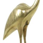 Grote Koperen Kraanvogels Reigers Beeld Messing Vintage 36Cm thumbnail 9