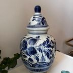 Delfts Blauwe Dekselvaas thumbnail 9