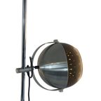 Dijkstra - Rare Model - Space Age Design / Mcm Floor Lamp With Two Shades thumbnail 10