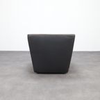 Postmodern Leather Armchair On Wheels By Cor thumbnail 5