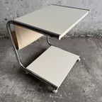 Jaren 80 Bijzet Tafel Met Magazine Houder. thumbnail 2
