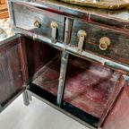 Chinese Bamboe Kast Zwart thumbnail 15