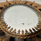 Vintage Sunburst Mirror thumbnail 5