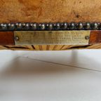 Klassieke Engelse Leren Stoel 1912 thumbnail 10